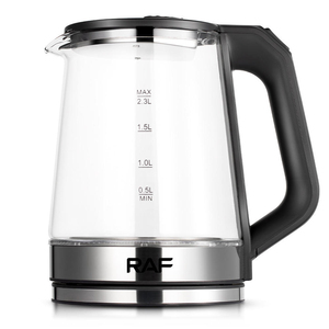 Hervidor Eléctrico Portátil de 2000W con Apagado Automático, Vidrio Borosilicato de Alta Calidad, Libre de BPA, Capacidad de 2.3L, Uso Doméstico, Inalámbrico - Product Image 2