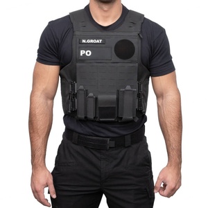 Gilet de protection tactique léger et réglable pour l'extérieur, gilet de sécurité PC - Product Image 4