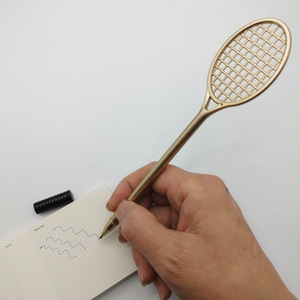 Bolígrafo Promocional para Eventos Deportivos, Bolígrafo de Plástico con Forma de Raqueta de Bádminton/Tenis, con Impresión de Logotipo Personalizado - Product Image 4