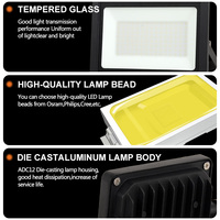 Projecteur LED extérieur en aluminium IP65 pour éclairage de sécurité des tunnels et des stades - Vente en gros usine