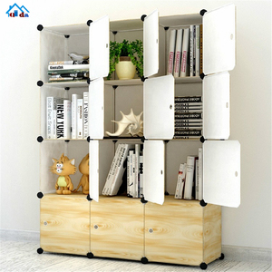 Estante <span class=keywords><strong>de</strong></span> Almacenamiento Modular DIY en Forma <span class=keywords><strong>de</strong></span> Cubo, Organizador <span class=keywords><strong>de</strong></span> Armario, Armario <span class=keywords><strong>de</strong></span> Plástico - Product Image 3