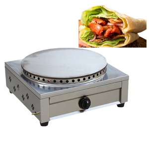 Machine à crêpes professionnelle à portion individuelle, rotative, avec plaque antiadhésive réglable, alimentée au gaz, pour usage commercial - Product Image 6