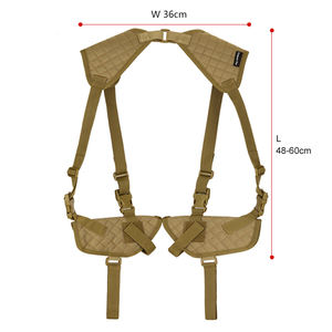 Speciale Agent Stijl Onderarm <span class=keywords><strong>Holster</strong></span> Tactische Tas Borst Rig Tactische Onderarm Dual <span class=keywords><strong>Holster</strong></span> Schoudertas - Product Image 2
