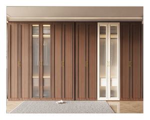 ตู้เสื้อผ้าไม้แบบสั่งทำสไตล์เยอรมันสมัยใหม่ บานเลื่อน 3 ประตู พร้อมลิ้นชัก - Product Image 4