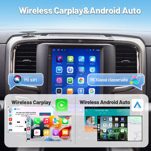 9.7 인치 안드로이드 13 자동차 라디오 스테레오 <span class=keywords><strong>GPS</strong></span> 네비게이션 와이파이 블루투스 카플레이 및 안드로이드 자동 닷지 램 2013-2018 자동 AC - Product Image 4