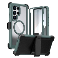 Étui de téléphone magnétique de luxe antichoc avec support rotatif à 360° pour Samsung S26 Ultra S25 Plus S24 FE