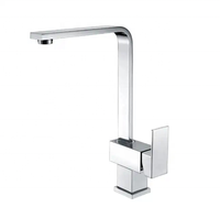 Design moderne en acier inoxydable noir articles sanitaires eau froide mitigeur robinet de cuisine évier robinet d'eau
