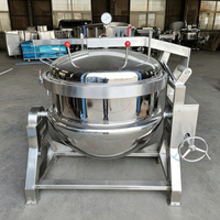 Autocuiseur Industriel Commercial en Acier Inoxydable Grande Capacité, Cuve de Cuisson Industrielle 50L-1000L pour Ligne de Production Alimentaire