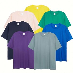 Camisetas de Hombre al por Mayor, Diseño Personalizado, 180 g/m², Alta Calidad, 100% Algodón, Tallas Grandes, Impresión, Bordado, Camisetas Unisex Lisas - Product Image 2