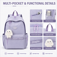 Sac à dos scolaire grande capacité 17 pouces pour étudiants, vente en gros d'usine, Mochilas Escolares personnalisées, sacs à dos imperméables pour enfants