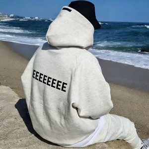 เสื้อฮู้ด ESS <span class=keywords><strong>ของ</strong></span> Esiatls โลโก้สั่งทำ <span class=keywords><strong>ขาย</strong></span>ดี คุณภาพสูง ทรงโอเวอร์ไซส์ ผู้ชาย ทรงหลวม สไตล์สปาร์เดอร์ เสื้อผ้าสุดเท่ - Product Image 1