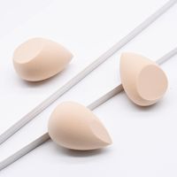 Éponge de maquillage lavable en forme de goutte d'eau, sans latex, pour poudre et fond de teint, usage sec et humide, origine Chine