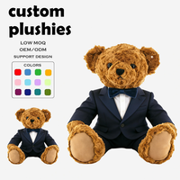 JRA Faible MOQ Créez Votre Propre Peluche Personnalisée, Adorables Animaux en Peluche Dragon Personnalisables, Jouet en Peluche Cochon Personnalisable en Coton