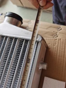 <span class=keywords><strong>Intercooler</strong></span> universel 550x180x65 Core, entrée/sortie <span class=keywords><strong>63mm</strong></span> Montage avant - Product Image 5