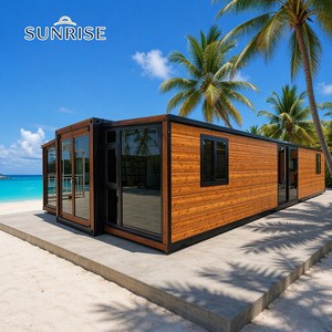 บ้านคอนเทนเนอร์แบบขยายได้ SUNRISE CE ขนาด 20 ฟุต 40 ฟุต บ้านสำเร็จรูป วิลล่าสำเร็จรูปขนาด 40 ฟุต บ้านเคลื่อนที่สำเร็จรูป - Product Image 1