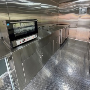 Remorques alimentaires mobiles pour cuisines commerciales, kiosques de restauration de rue entièrement équipés, chariots de traiteur BBQ, camions de cuisine à vendre - Product Image 6