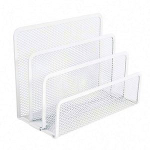 3 Tier <b>Mesh</b> Metal Desk Rack Organizer File Rack Letter A4 Papers Documents Holder Desk Organizer - Product Image 4