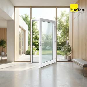 Puerta abatible Hoffen uPVC con cristal, 81x205, insonorizada, impermeable, con aislamiento térmico, de PVC - Product Image 3