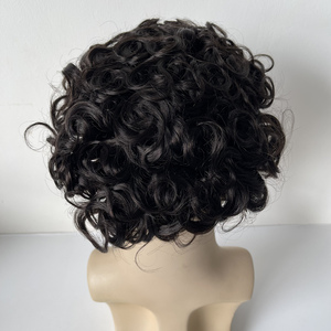 <span class=keywords><strong>Bouclés</strong></span> Topper <span class=keywords><strong>cheveux</strong></span> humains pour hommes Australie suisse dentelle hommes système de <span class=keywords><strong>cheveux</strong></span> avec Pu périmètre 19mm Curl <span class=keywords><strong>cheveux</strong></span> toupet perruque hommes - Product Image 6