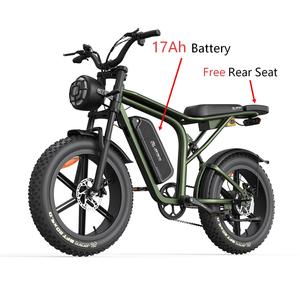 Bicicleta eléctrica alemana Stock X80, versátil para carretera y múltiples terrenos, con llantas gruesas de 20 pulgadas, bicicleta eléctrica para ciclistas. - Product Image 1