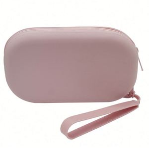 Monedero de Silicona con Diseño de Caramelos, Moderno y Portátil, con Cierre, Bolsa Ovalada para Cosméticos, Impermeable, Estuche para Brochas de Maquillaje - Product Image 4