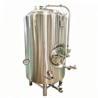Cuve à bière brillante de 100 L en acier inoxydable 304, système de conditionnement et de service de bière pour micro-brasserie
