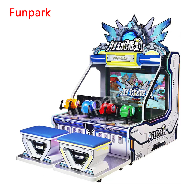 New Video Shooting Games Arcade 4 Players Joystick Ticket Redemption Game Machine