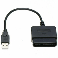 Adaptateur USB pour PS2 vers pour convertisseur PS3 Connecteur de contrôleur de jeu filaire et câble de manette de jeu