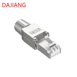 Conector RJ45 <span class=keywords><strong>Cat</strong></span> <span class=keywords><strong>6A</strong></span> de Terminación <span class=keywords><strong>Ethernet</strong></span> Blindado Reutilizable de Fábrica DAJIANG, <span class=keywords><strong>Cable</strong></span> de Cobre SFTP UTP 23AWG - Product Image 2