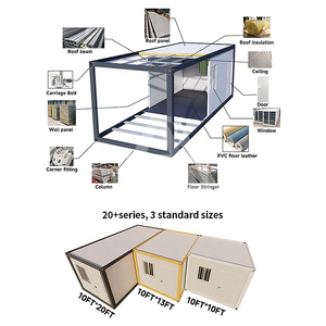 อาคารเหล็กกันไฟ 2 ชั้นสมัยใหม่ |   การออกแบบบ้านแคปซูลที่ยั่งยืน พร้อ<span class=keywords><strong>มด</strong></span>้วยห้องโดยสารไม้และพื้นที่ระเบียง - Product Image 6