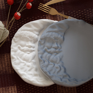 Poppy Drop Form DIY Silikon-Gel-Kuchenform Santa Moon <span class=keywords><strong>Tray</strong></span> Runde Schale Teller - Product Image 3