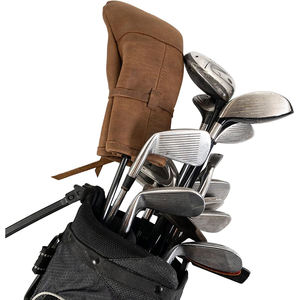 Copritesta per Mazza da Golf Classic Driver in Pelle Pieno Fiore Fatto a Mano <span class=keywords><strong>Marrone</strong></span> Bourbon - Product Image 5