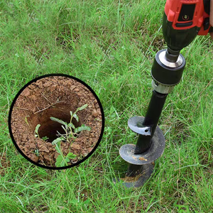 Forets à sol en acier allié de haute qualité, <span class=keywords><strong>outil</strong></span> de forage et de plantation au sol, insert de trou <span class=keywords><strong>pour</strong></span> poteau de serre. - Product Image 5