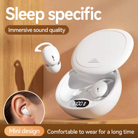 Audífonos Inalámbricos Bluetooth M73 con Cubierta Deslizante, Pequeños, Ligeros, para Viajes, Hotel, Aviación, Estilo Música para Dormir, Silenciosos