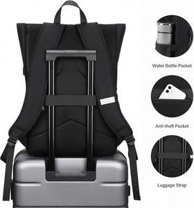 Free Sample Free Sample Professional Sports Twins <b>Backpack</b> Customized Logo Size Laptop <b>Roll</b> <b>Top</b> <b>Backpack</b> - Product Image 1