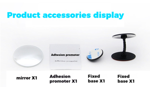 <b>Car</b> Rear View <b>Mirrors</b> Wide View Angle <b>Mirror</b> Round HD Glass Convex <b>Mirror</b> Adjustable with Frame for <b>Cars</b> SUV Trucks - Product Image 5