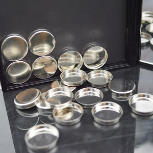 Khay Thiếc Phấn Mắt Tròn Bằng Thép Không Gỉ Chất Lượng Cao Dành Cho Hộp Phấn Mắt Bán Buôn 20MM Còn Hàng - Product Image 3