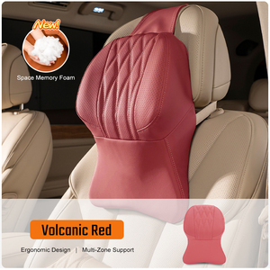 Oreiller universel mince pour Audi/BMW/Mercedes Appui-tête confortable et doux Logo personnalisable <span class=keywords><strong>Accessoire</strong></span> automobile essentiel - Product Image 5