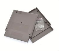 Coques de remplacement de cartouche de jeu 2025S pour boîtier en plastique de couverture NES avec 3 vis 72 broches couvercle de carte de jeu