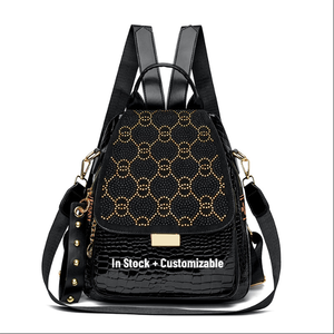<span class=keywords><strong>Sac</strong></span> à <span class=keywords><strong>dos</strong></span> pour femme, motif <span class=keywords><strong>crocodile</strong></span>, décontracté, personnalisable, en stock, nouvelle collection, grande capacité, double épaule, <span class=keywords><strong>sac</strong></span> à <span class=keywords><strong>dos</strong></span> de voyage - Product Image 1