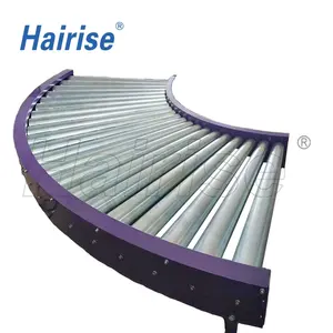 Hairise vành đai Con lăn 4/6 băng tải V động cơ Sản phẩm mới 2020 tùy chỉnh cung cấp chịu nhiệt thép không gỉ vành đai băng tải 170 mét