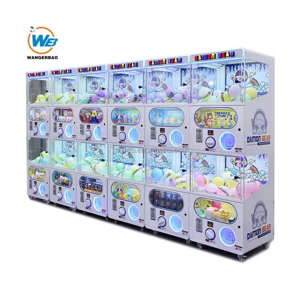 Wangerbao Commerciële Metalen Muntduwer Gachapon Machine Capsule Gashapon Automaat Custom Gacha Gedraaide Eiermachine