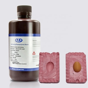Resina UV di stampa <span class=keywords><strong>3D</strong></span> della ceramica ad alta temperatura per il modulo professionale della copia della muffa della gomma di Silicone vulcanizzata dei gioielli - Product Image 1