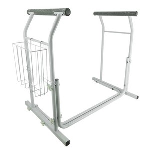 Elderly Bathroom Assist Frame With Sponge <b>Wrapped</b> Handle Anti Slip <b>White</b> SC7050C - Product Image 2