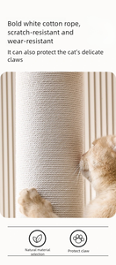 Massivholz Kratzbaum Turm Boden Decke Katzen Klettergerüst Höhenverstellbar Katzenbaum Nachhaltig Funktion Decken Zugang - Product Image 4