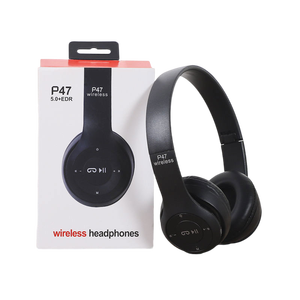 2024 fábrica al por mayor micrófono envolvente auriculares plegables auriculares música estéreo cascos Gaming P47 auriculares inalámbricos - Product Image 1