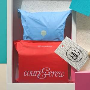 Blue Sky <b>Matte</b> Express Bag <b>Matte</b> UV <b>Black</b> Mailer Custom Mailer Bags Polymailers Custom Mailer Packaging Shipping Bag - Product Image 4