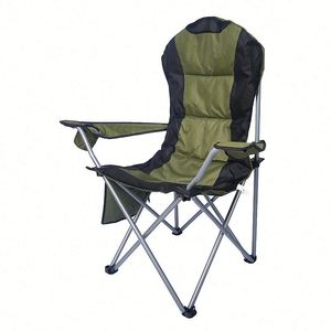 Silla Plegable de Alta Gama para Exteriores, Ajustable en Altura, Acolchada, Estilo Moderno, para Camping y Playa - Product Image 1