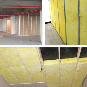 Panneau <span class=keywords><strong>de</strong></span> <span class=keywords><strong>laine</strong></span> <span class=keywords><strong>de</strong></span> <span class=keywords><strong>verre</strong></span> isolante non combustible A1 - Product Image 3