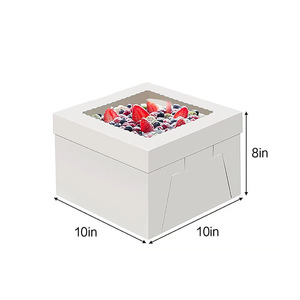 Có thể tái chế thực phẩm an toàn thiên đường và Trái Đất Bìa Bánh hộp carton với dập in bìa - Product Image 1